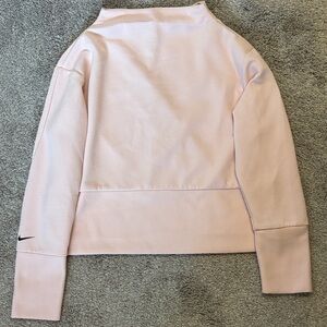 Nike Light Pink Ribbed Pullover